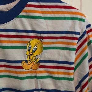Tweety bird crop top